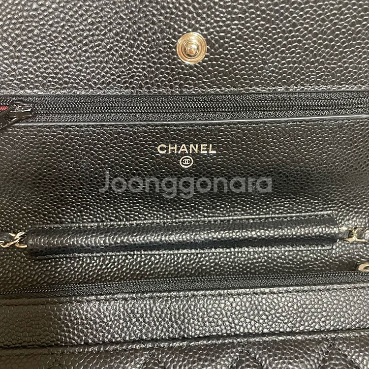 샤넬 캐비어 WOC 체인백 은장 (st제품) 체인 크로스백--6