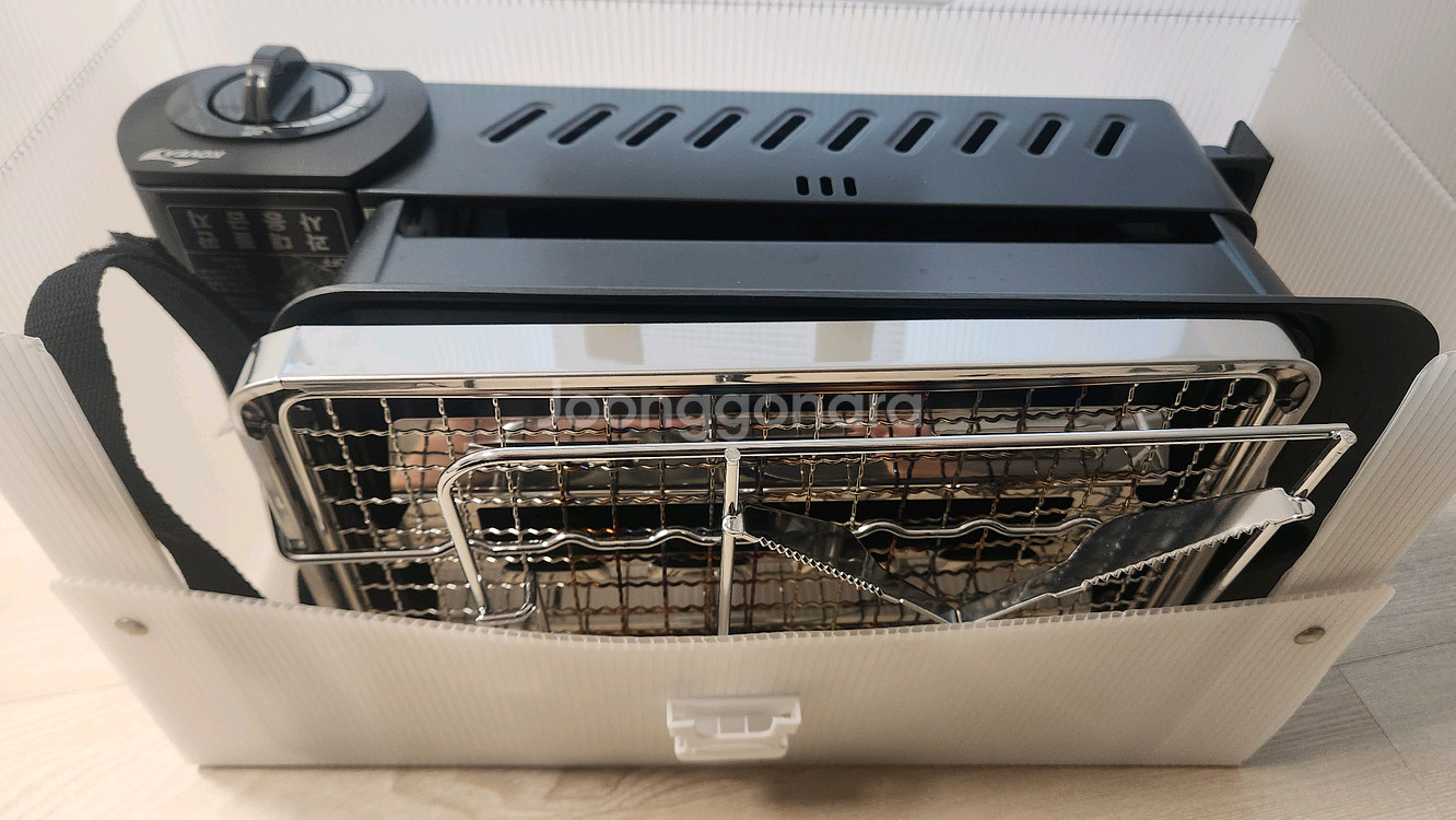 코베아 구이바다 올블랙 올인원 가스그릴--3