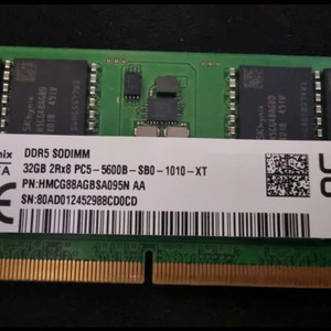 DDR5 32GB-5600 하이닉스