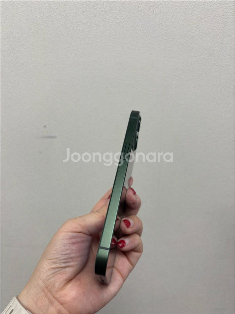 (부산중고폰)아이폰13 그린 128기가 공기계 판매해요--2