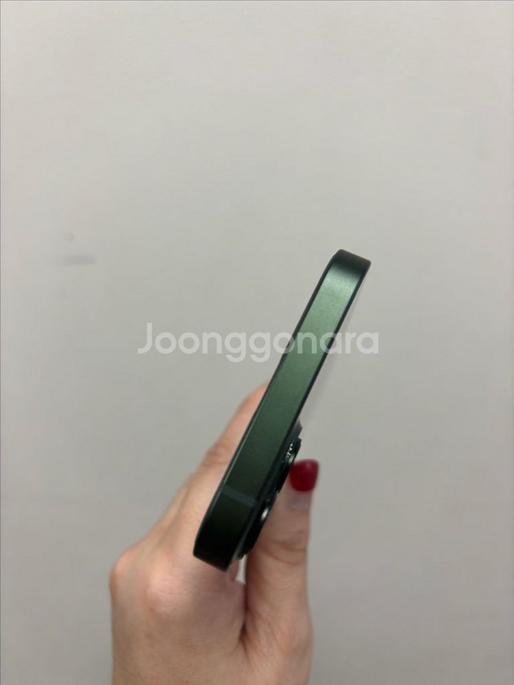 (부산중고폰)아이폰13 그린 128기가 공기계 판매해요--5