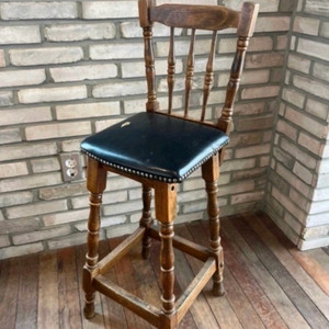 원목 빈티지 앤틱 빈티지 바의자