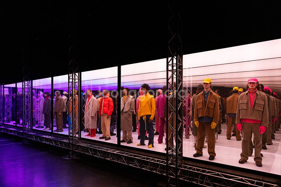 솔리드옴므 22fw 라이트그레이 싱글 롱 트윌 코트46--9