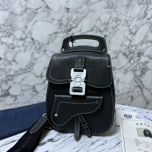 디올 CD 로고 갤럽 그레인 슬링백 크로스백 메신저백