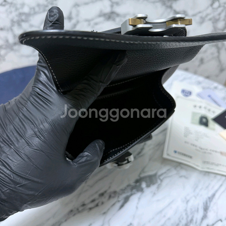 디올 CD 로고 갤럽 그레인 슬링백 크로스백 메신저백--6