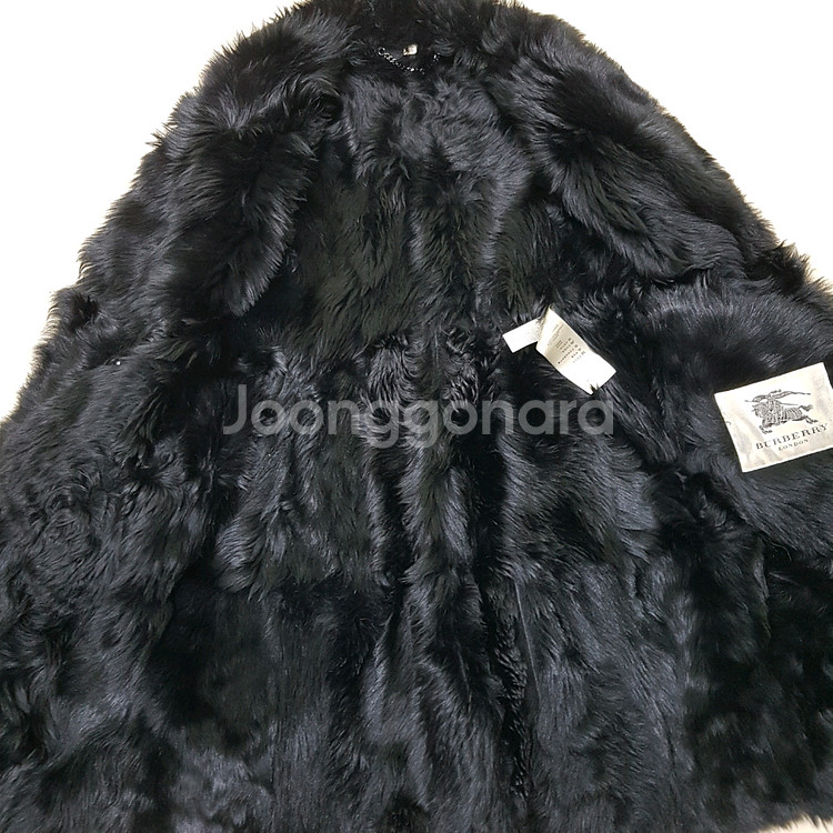 [55]정품 버버리 여성 무스탕 롱코트 리얼가죽 양털 무스탕--3