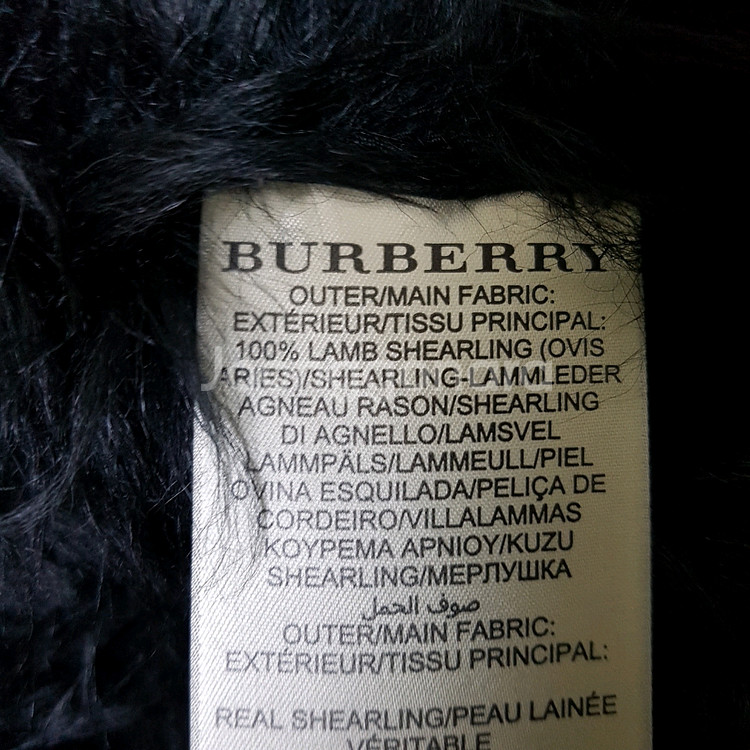 [55]정품 버버리 여성 무스탕 롱코트 리얼가죽 양털 무스탕--6