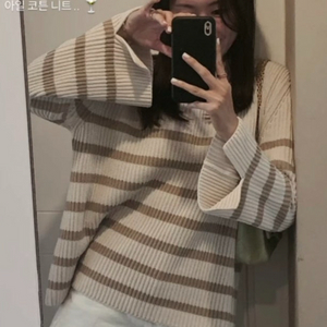 시에 sie 아일 코튼 니트