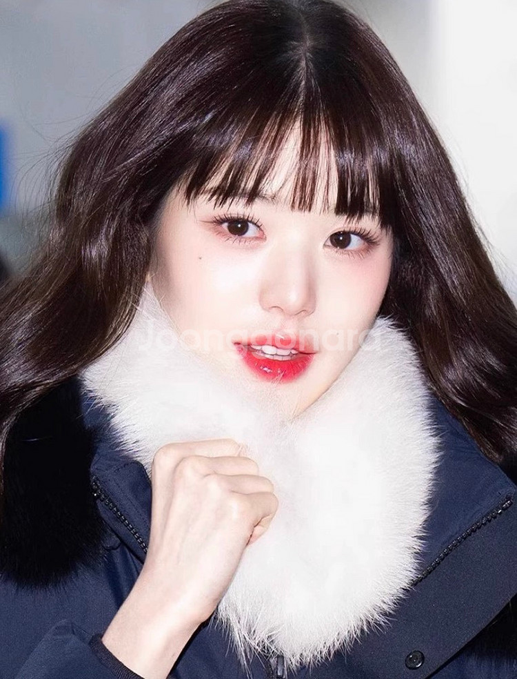 100% 리얼 폭스 퍼 목도리55cm / 장원영 착용 디자인--0