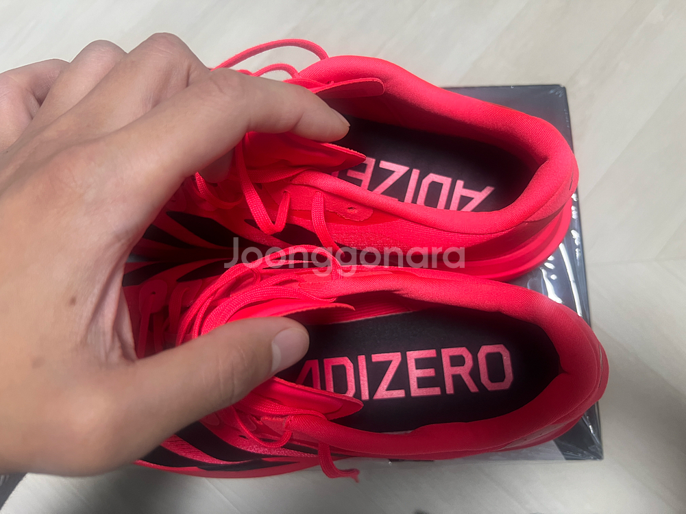 아디다스 아디제로 에보 SL 루시드레드 280 러닝화--4