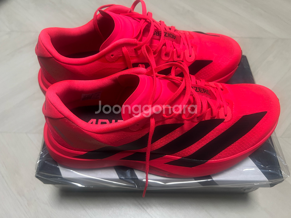 아디다스 아디제로 에보 SL 루시드레드 280 러닝화--2