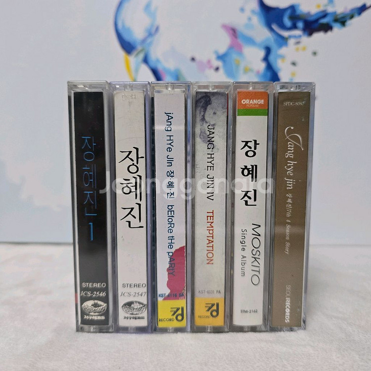 장혜진 1~4집 7집 싱글 카세트테이프 6장 일괄--0
