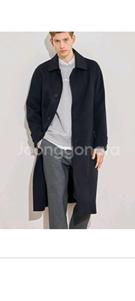 클럽모나코 울캐시미어 네이비 맥코트 판매합니다--7