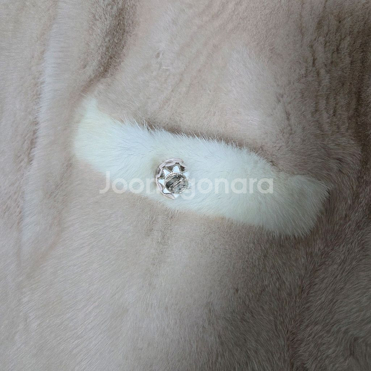 마인 밍크 퍼 베스트 랑방 타임 더캐시미어 시스템 sj--5