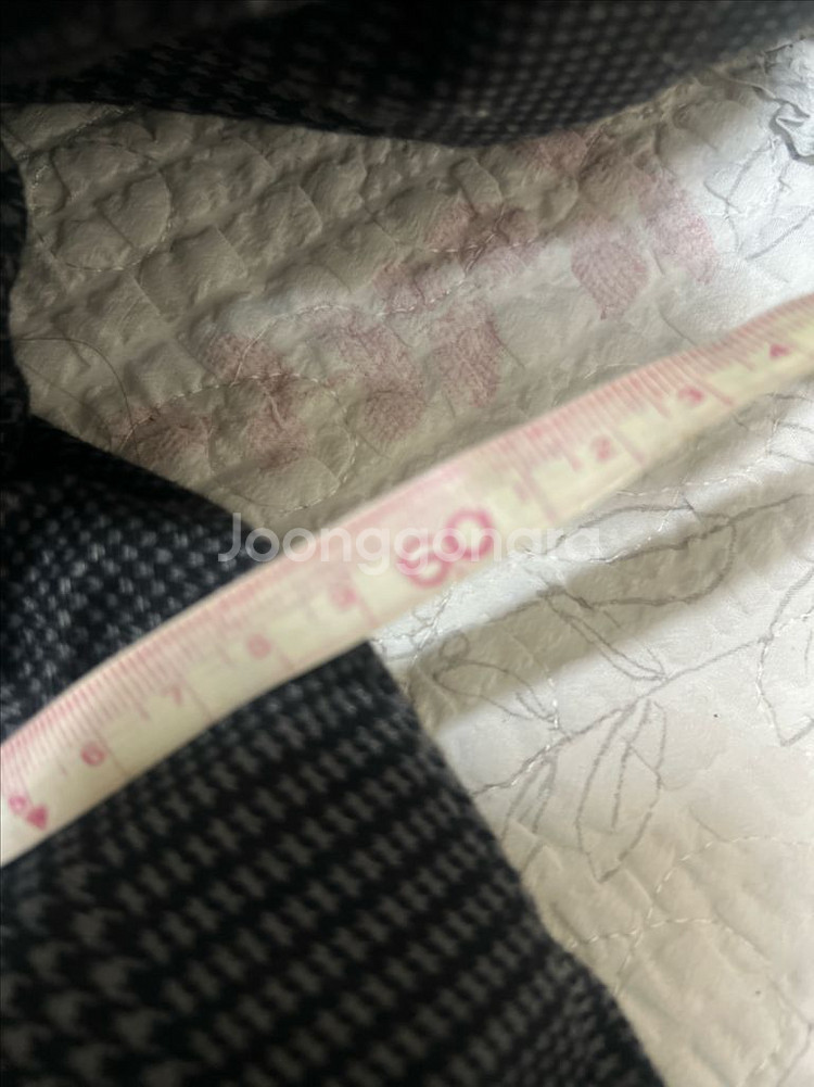 노스페이스 체크 롱패딩--9