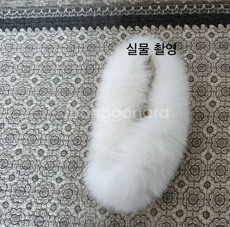 100% 리얼 폭스 퍼 목도리55cm / 장원영 착용 디자인--2