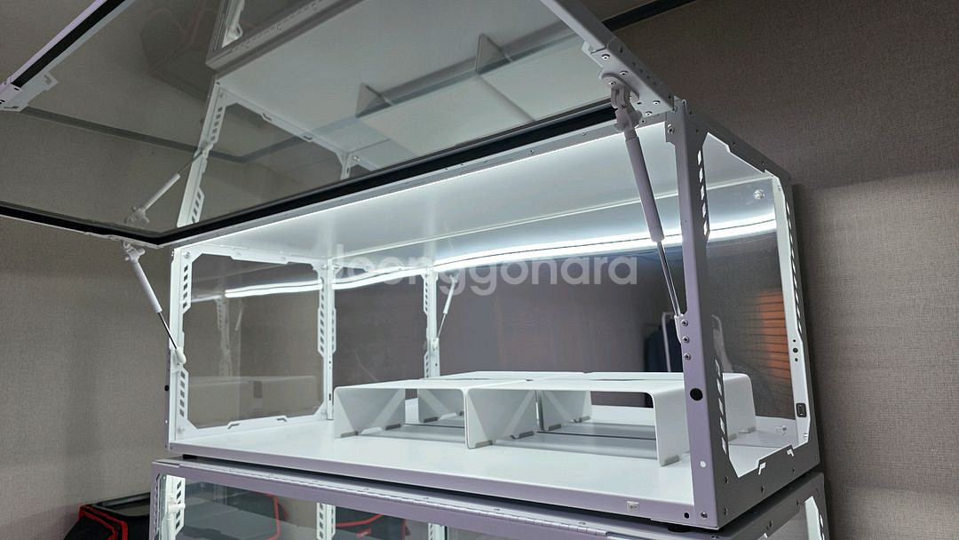 더 스페이스 장식장 화이트 확장형--4