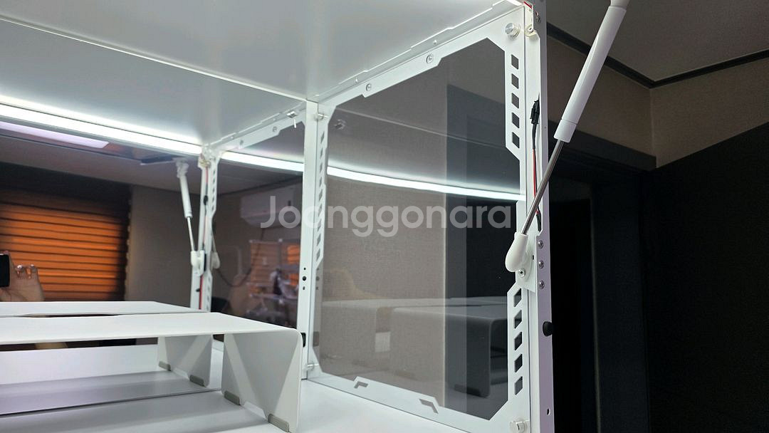 더 스페이스 장식장 화이트 확장형--3