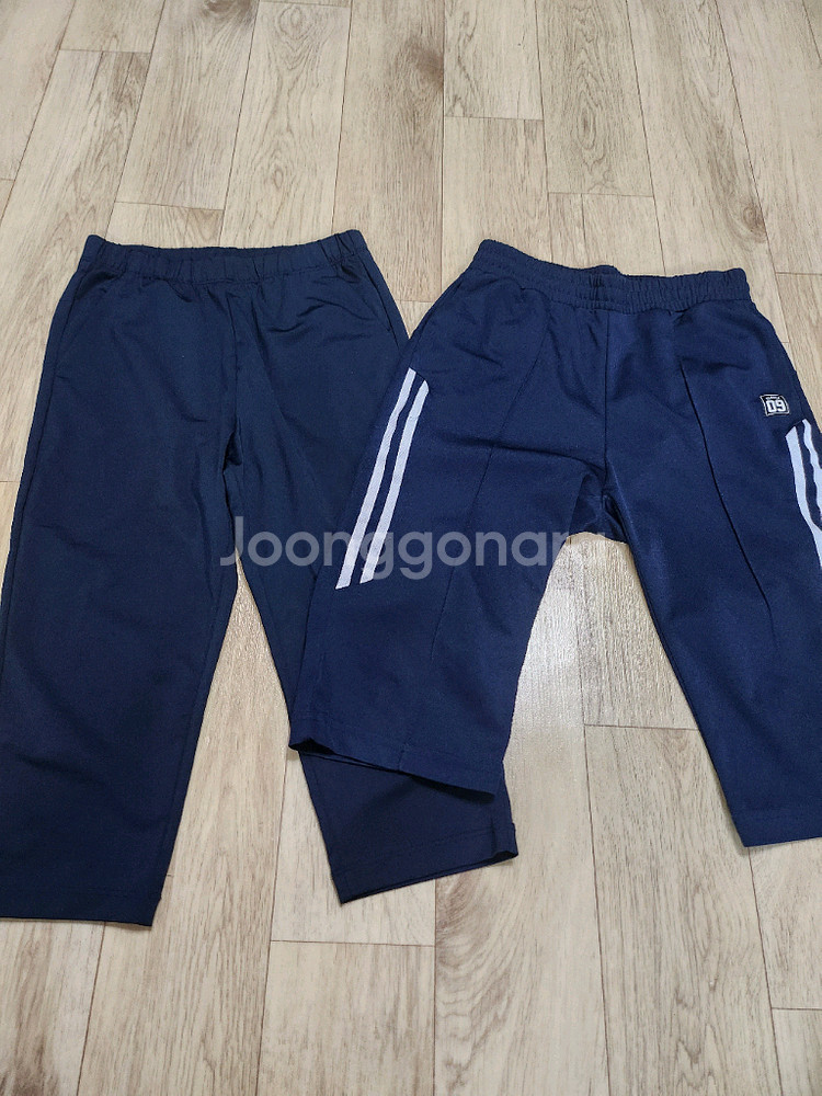 탑텐 키즈 7부 트레이닝 팬츠 140 네이비--0