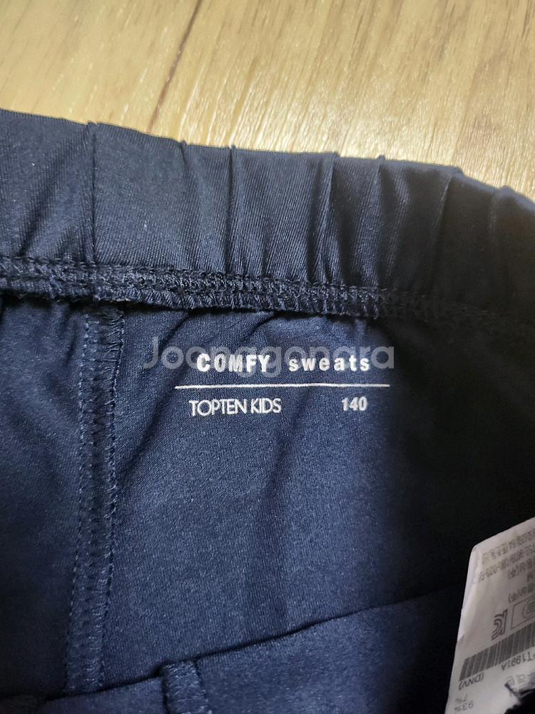 탑텐 키즈 7부 트레이닝 팬츠 140 네이비--3