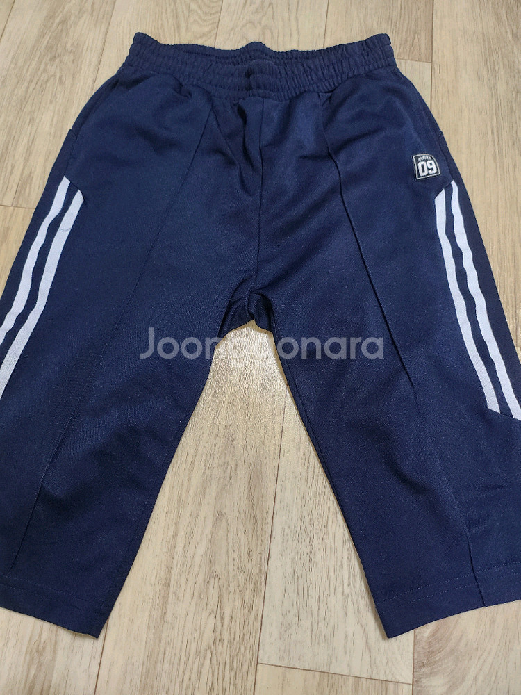 탑텐 키즈 7부 트레이닝 팬츠 140 네이비--9