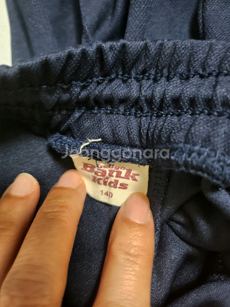 탑텐 키즈 7부 트레이닝 팬츠 140 네이비--7