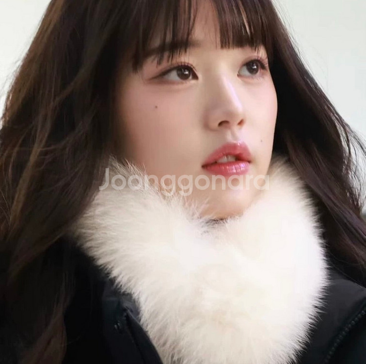 100% 리얼 폭스 퍼 목도리55cm / 장원영 착용 디자인--3