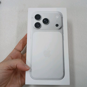 (미개봉 새상품)자급제 아이폰17프로 512기가 실버 공기계 중고폰 알뜰폰 유심기변 서브폰