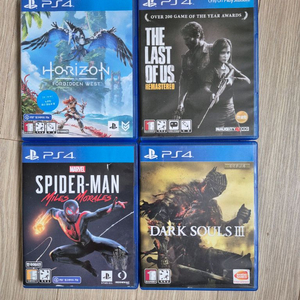PS4 게임 4종 세트