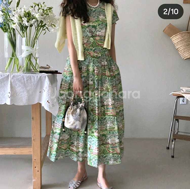 로즈베이 시티프린트 원피스--0