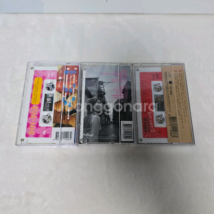마야 MAYA 1~2집 & 리메이크 앨범 카세트 테이프--3