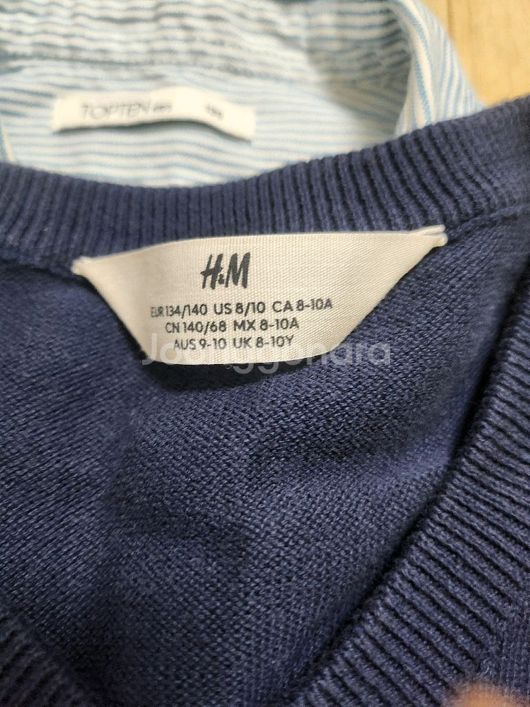 탑텐키즈 옥스포드 셔츠 130 &H&M 베스트--2