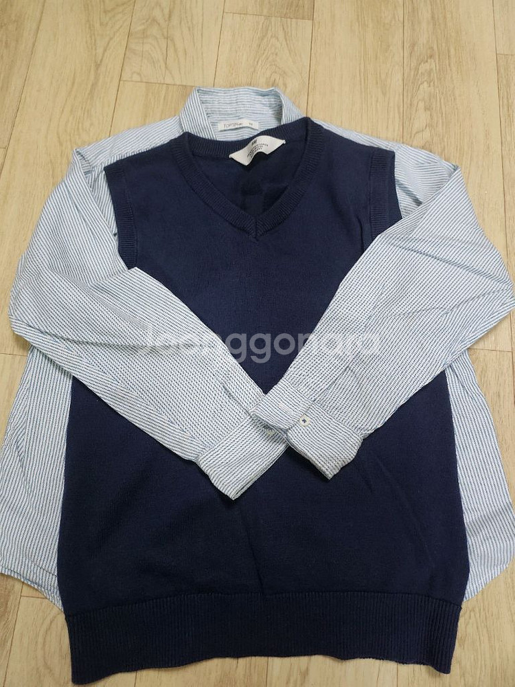 탑텐키즈 옥스포드 셔츠 130 &H&M 베스트--1