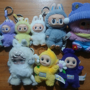 라부부 스컬판다 베이비쓰리 텔레토비 키링 팝니다