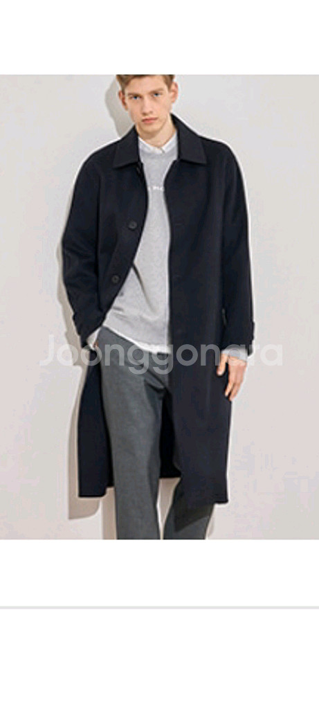클럽모나코 울캐시미어 네이비 맥코트 판매합니다--0