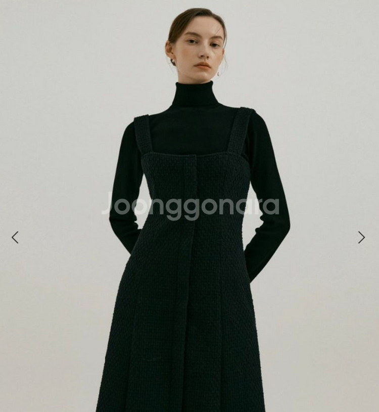 시에 sie 소피 베스트 드레스 블랙s--0