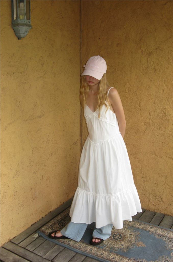 위드아웃썸머 캡모자 핑크--4