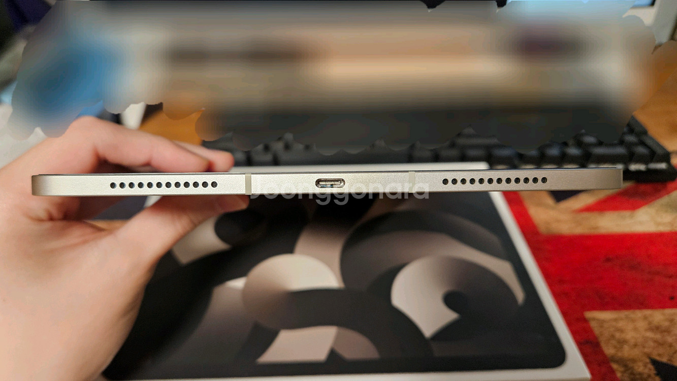 아이패드 에어 5세대 스타라이트 64GB 셀룰러 모델 팝니다.--6