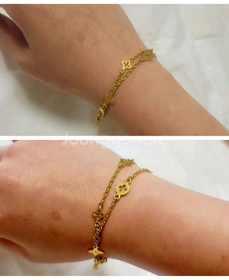 24k 루이비통 디자인 순금 팔찌 3돈(11.25g+0.45g)--1