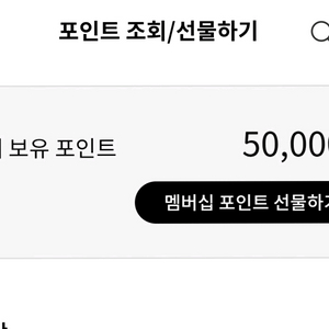 LG전자 맴버십 5만포인트