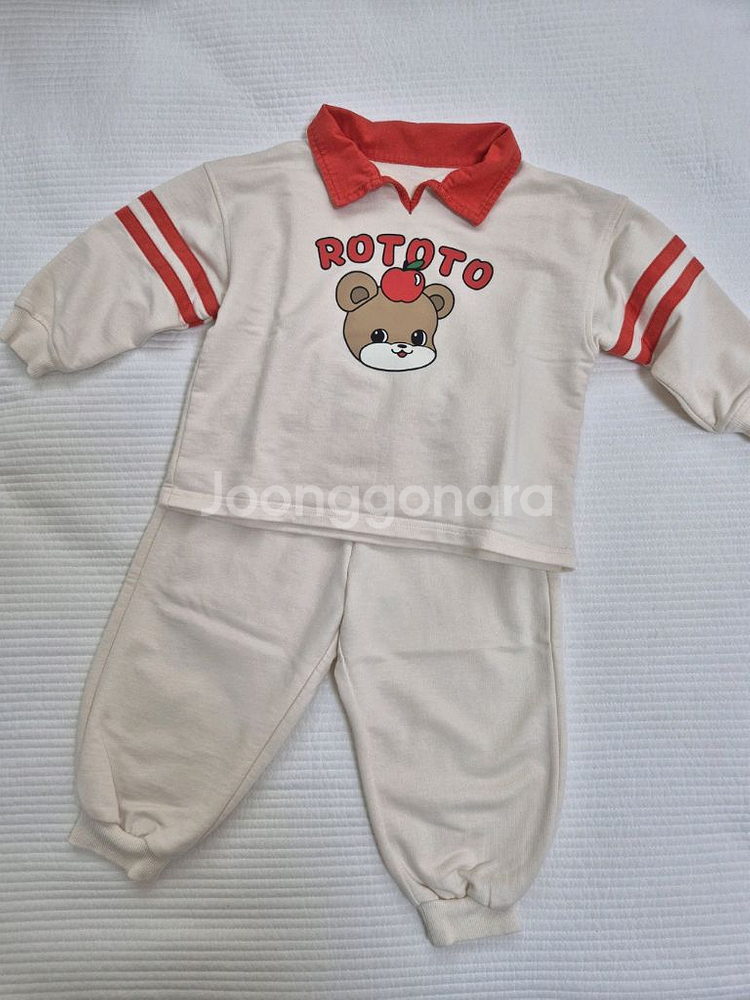 라토토베베 상하복 ,유아옷,등원복(상태깨끗)100사이즈--3