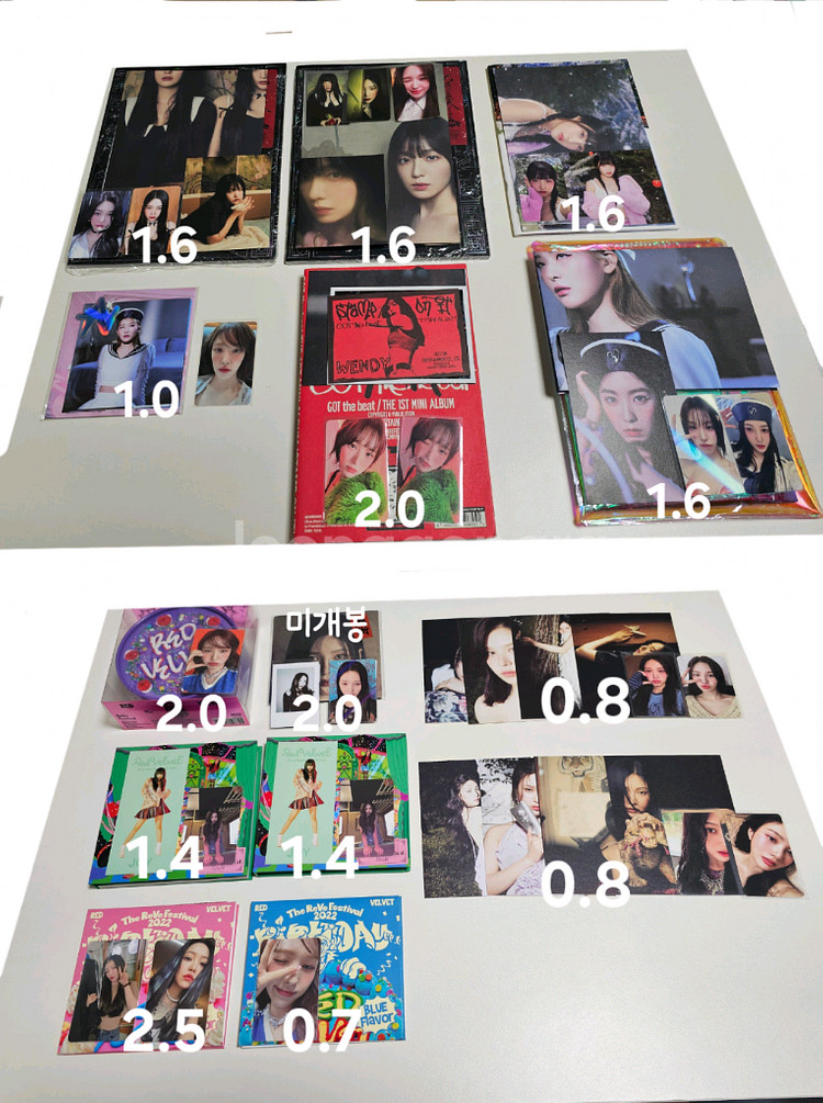 레드벨벳 앨범 포카--0