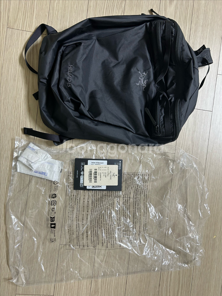 아크테릭스 헬리아드 15 블랙 백팩 가방--0