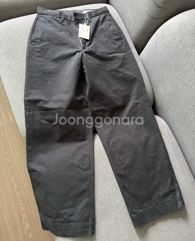 토마스모어 차콜 면바지 새상품 여성용--4