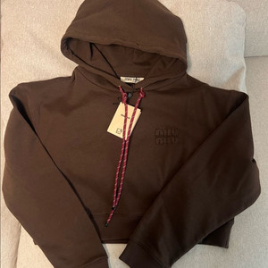 미우미우 여성 후드티 새상품