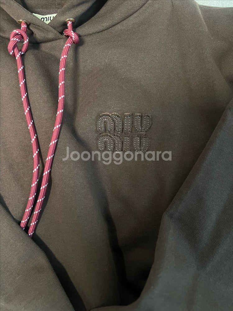 미우미우 여성 후드티 새상품--6