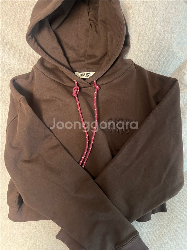 미우미우 여성 후드티 새상품--5
