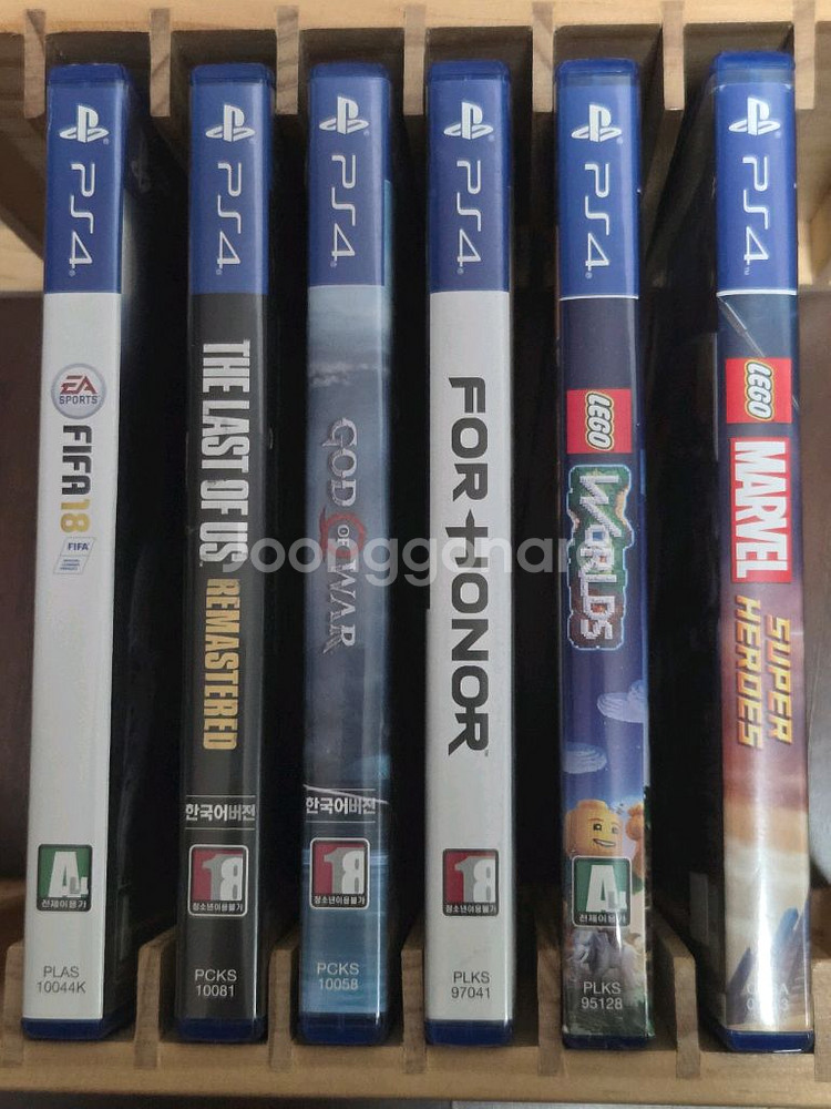 플스4 타이틀 6장일괄 판매합니다--0