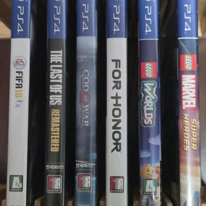 플스4 타이틀 6장일괄 판매합니다