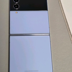 갤럭시 Z 플립4 블루 256g 공기기 팝니다